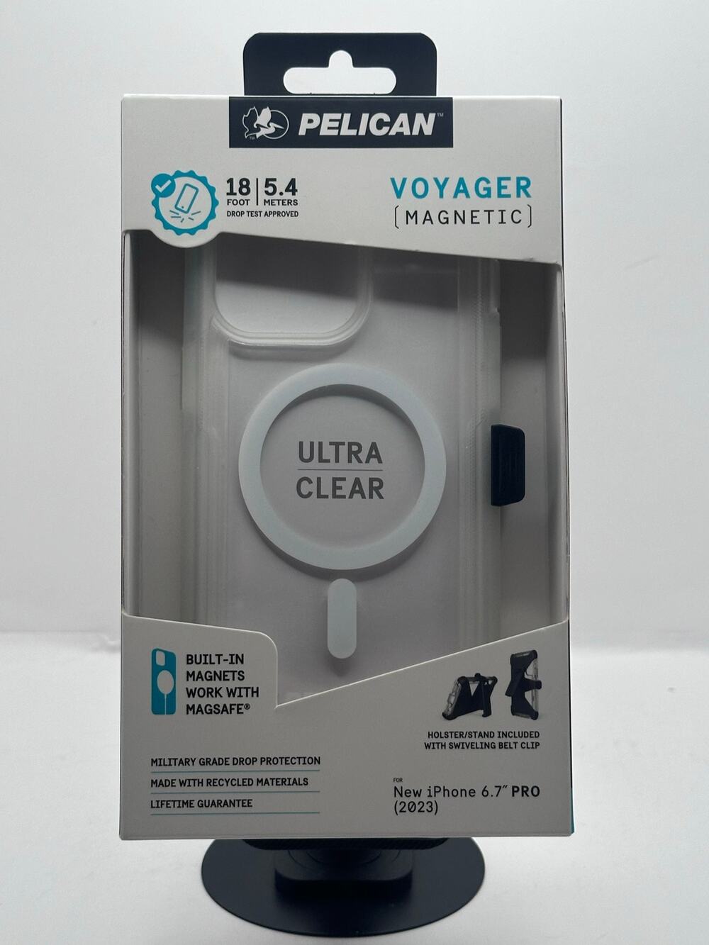 Pelican Voyager Magnetic iPhone 15 Pro Ultra Clear MagSafe NWT MSRP: $65.00